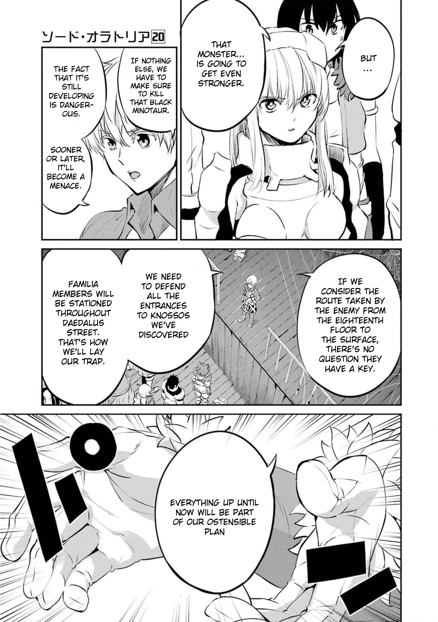 Dungeon ni Deai o Motomeru no wa Machigatte Iru Darou ka Gaiden - Sword Oratoria chapter 84 page 32