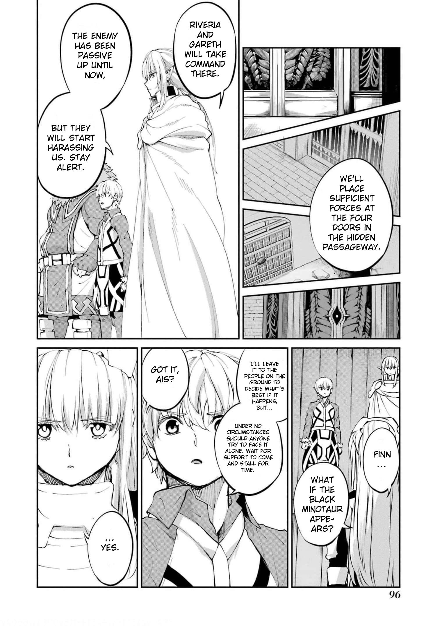 Dungeon ni Deai o Motomeru no wa Machigatte Iru Darou ka Gaiden - Sword Oratoria chapter 84 page 38
