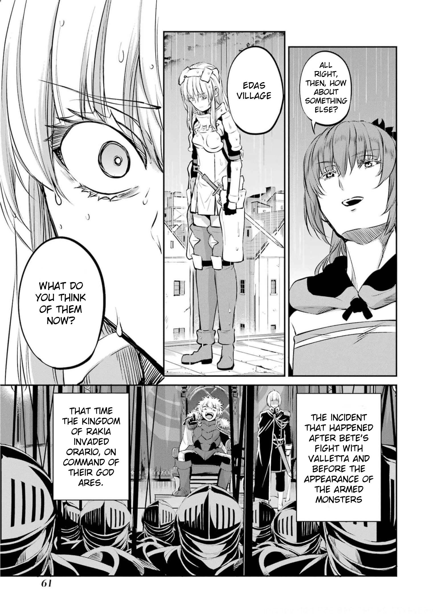 Dungeon ni Deai o Motomeru no wa Machigatte Iru Darou ka Gaiden - Sword Oratoria chapter 84 page 4
