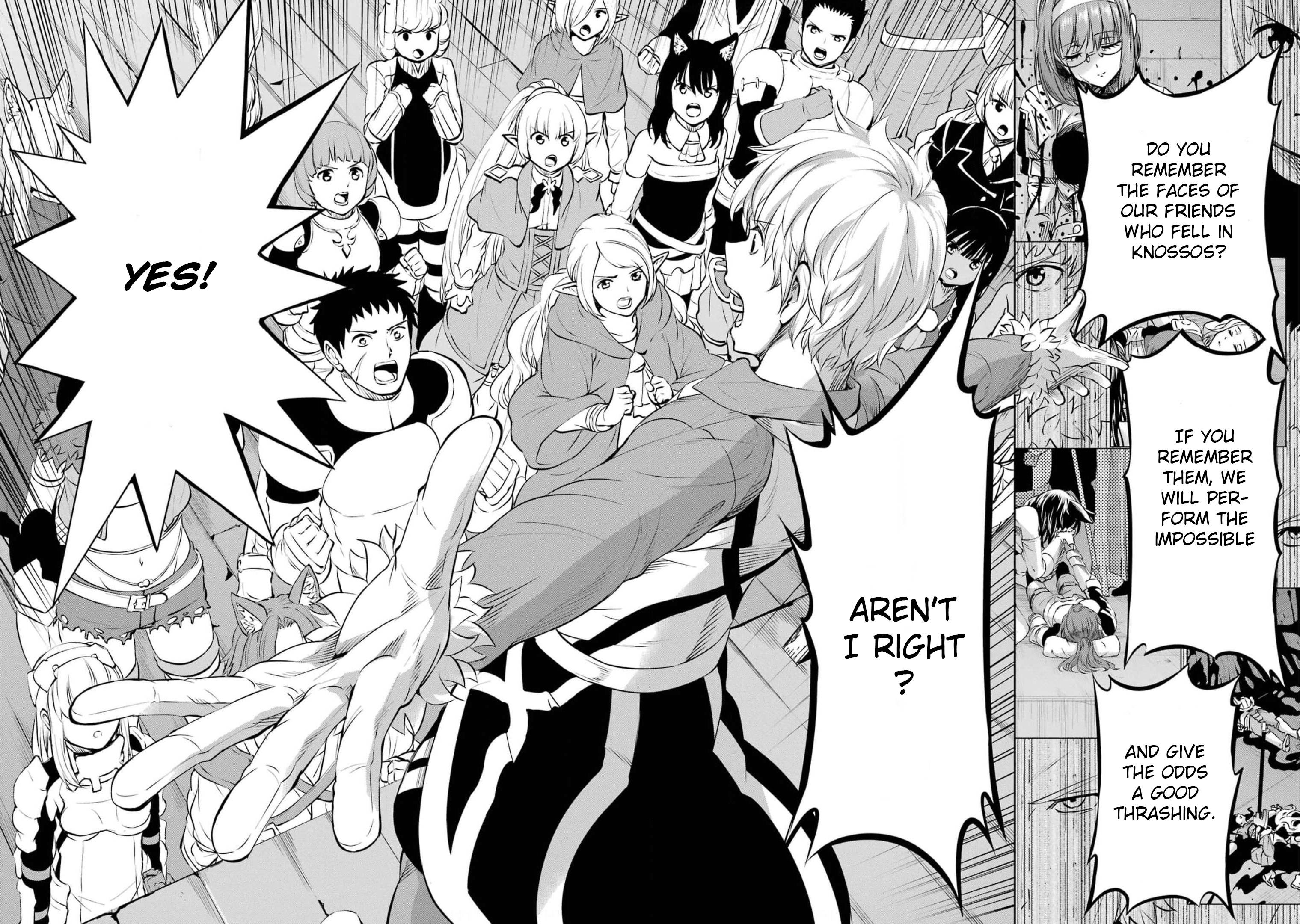 Dungeon ni Deai o Motomeru no wa Machigatte Iru Darou ka Gaiden - Sword Oratoria chapter 84 page 40