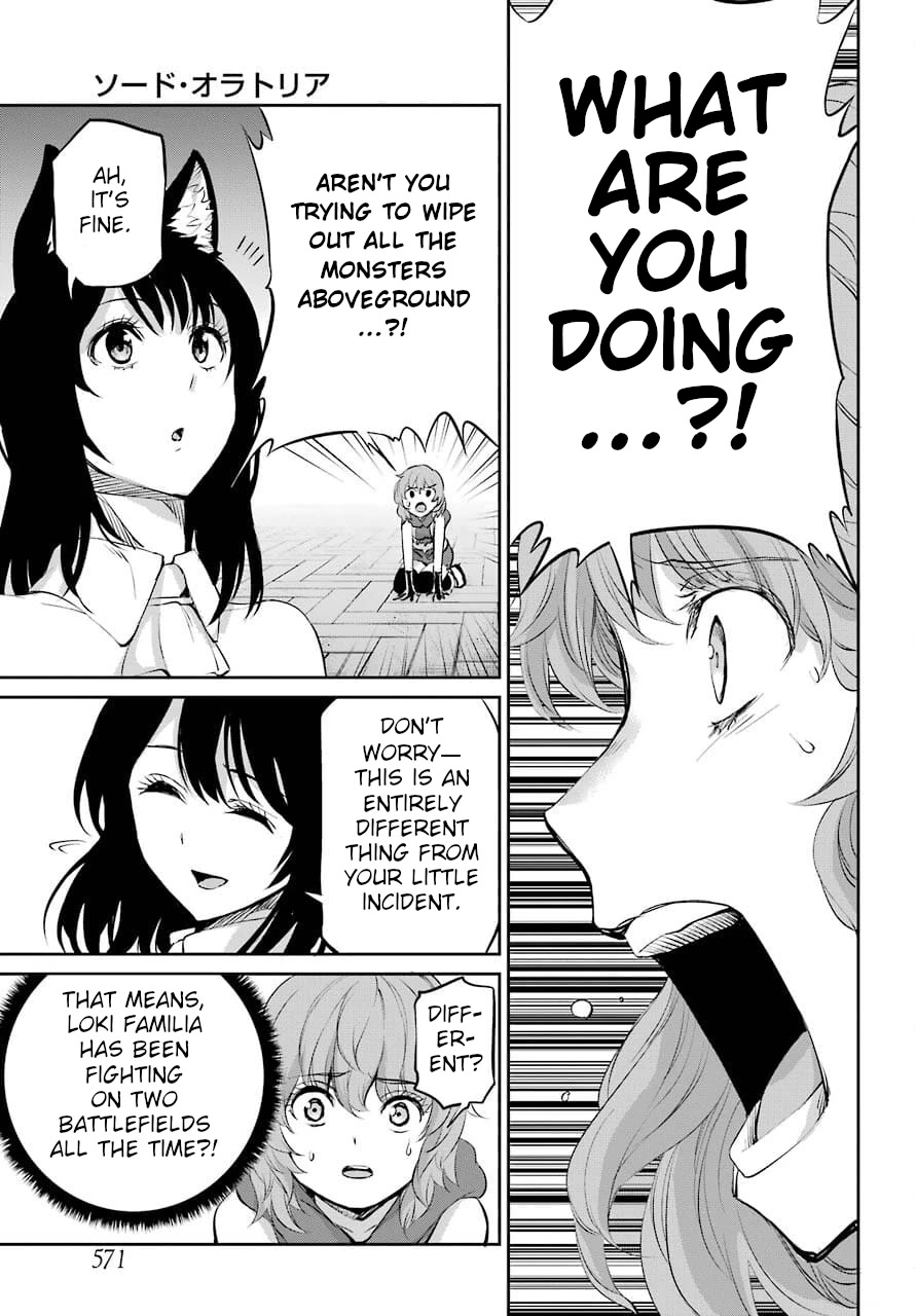 Dungeon ni Deai o Motomeru no wa Machigatte Iru Darou ka Gaiden - Sword Oratoria chapter 88 page 11