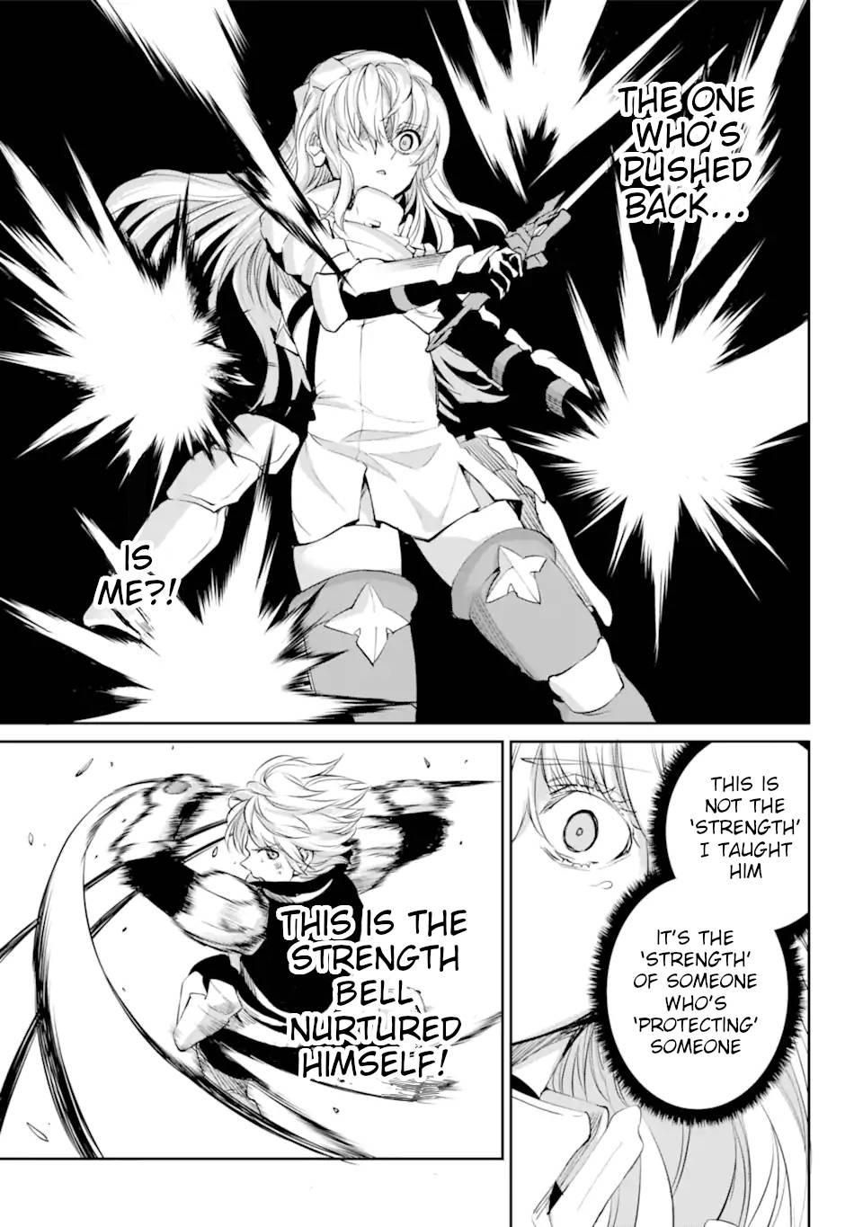 Dungeon ni Deai o Motomeru no wa Machigatte Iru Darou ka Gaiden - Sword Oratoria chapter 90 page 39