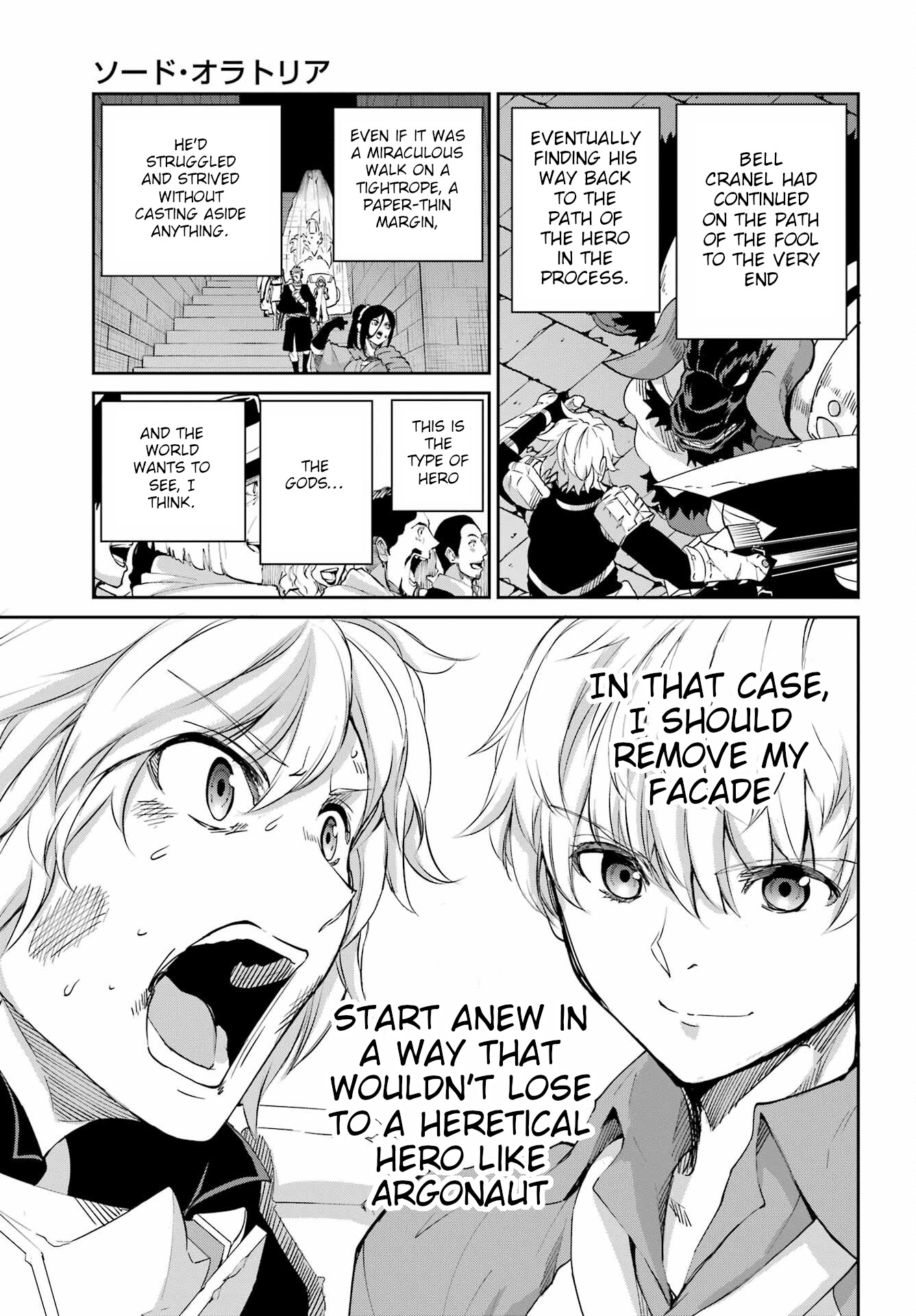 Dungeon ni Deai o Motomeru no wa Machigatte Iru Darou ka Gaiden - Sword Oratoria chapter 95 page 9