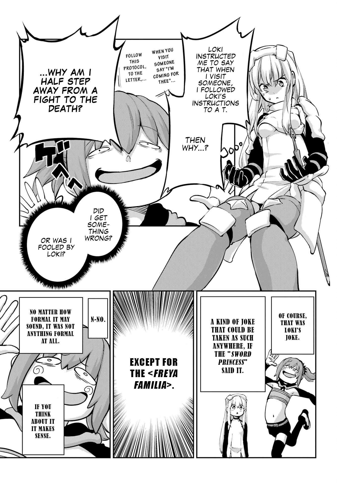 Dungeon ni Deai o Motomeru no wa Machigatte Iru Darou ka Gaiden - Sword Oratoria chapter 98 page 20