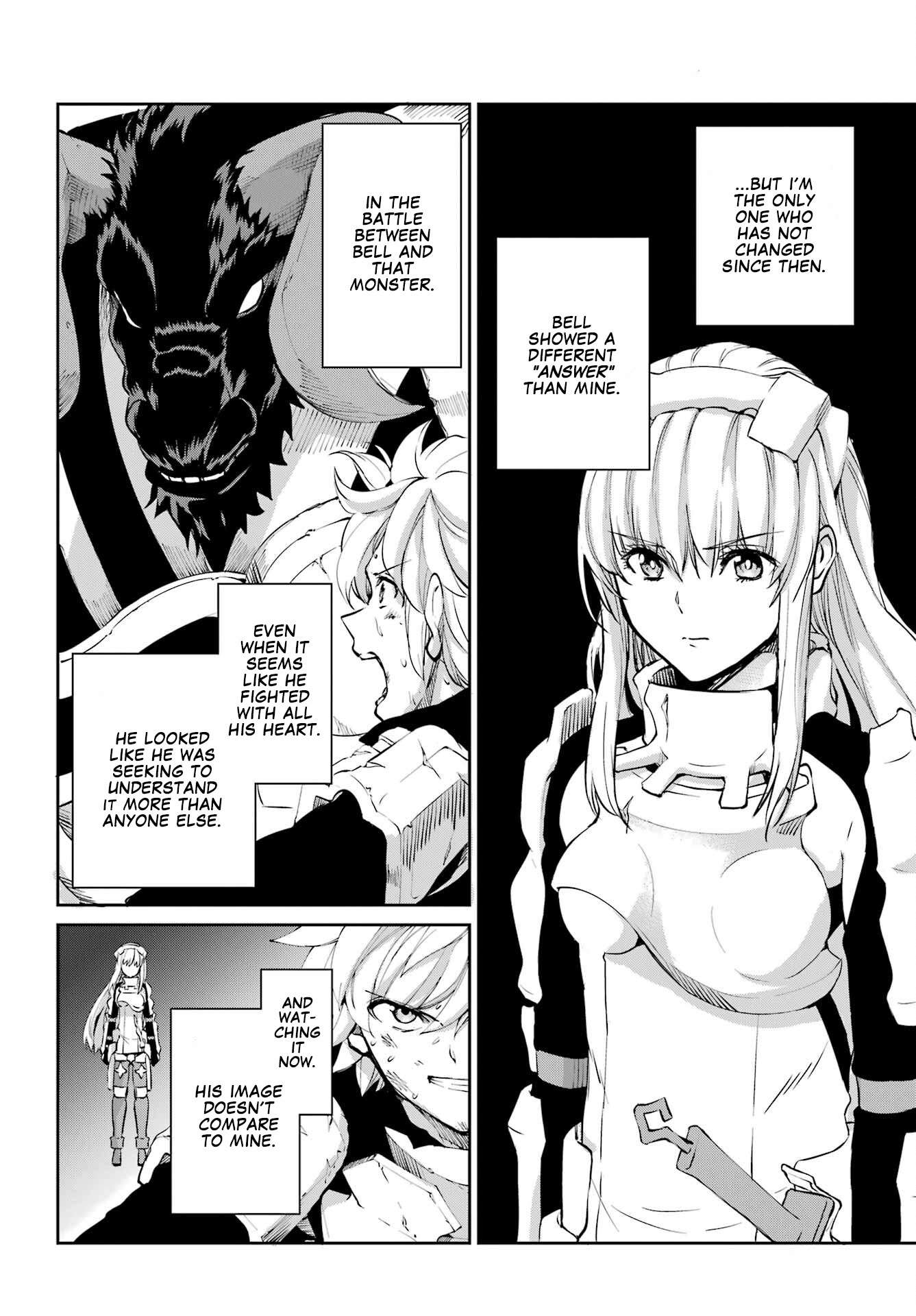 Dungeon ni Deai o Motomeru no wa Machigatte Iru Darou ka Gaiden - Sword Oratoria chapter 98 page 3