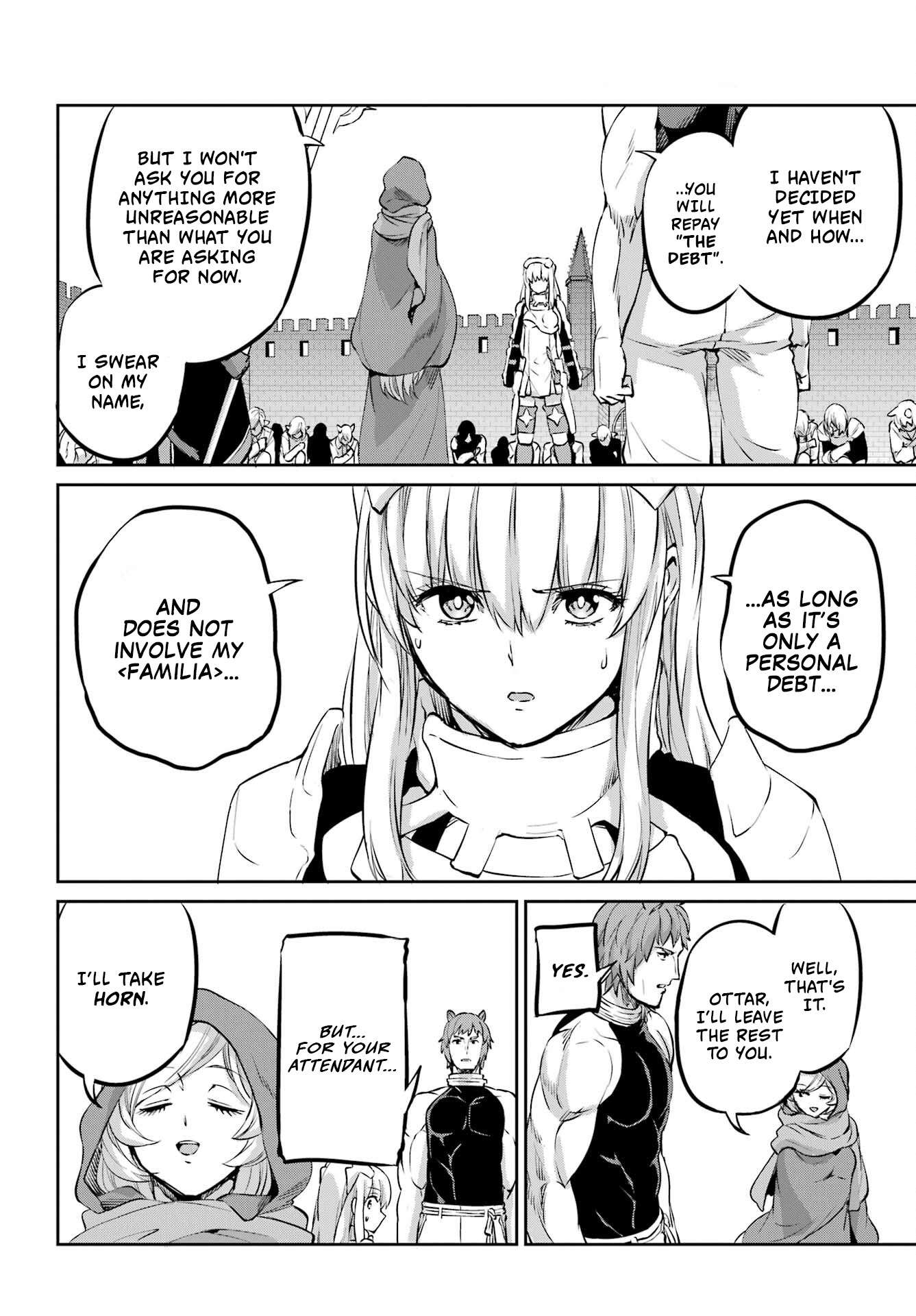 Dungeon ni Deai o Motomeru no wa Machigatte Iru Darou ka Gaiden - Sword Oratoria chapter 98 page 31