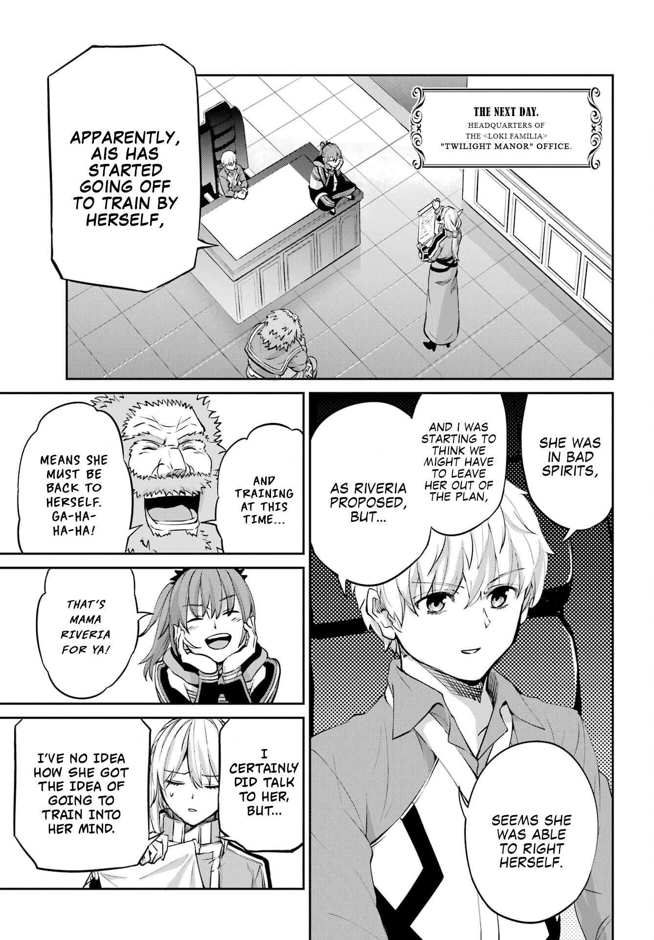 Dungeon ni Deai o Motomeru no wa Machigatte Iru Darou ka Gaiden - Sword Oratoria chapter 98 page 34