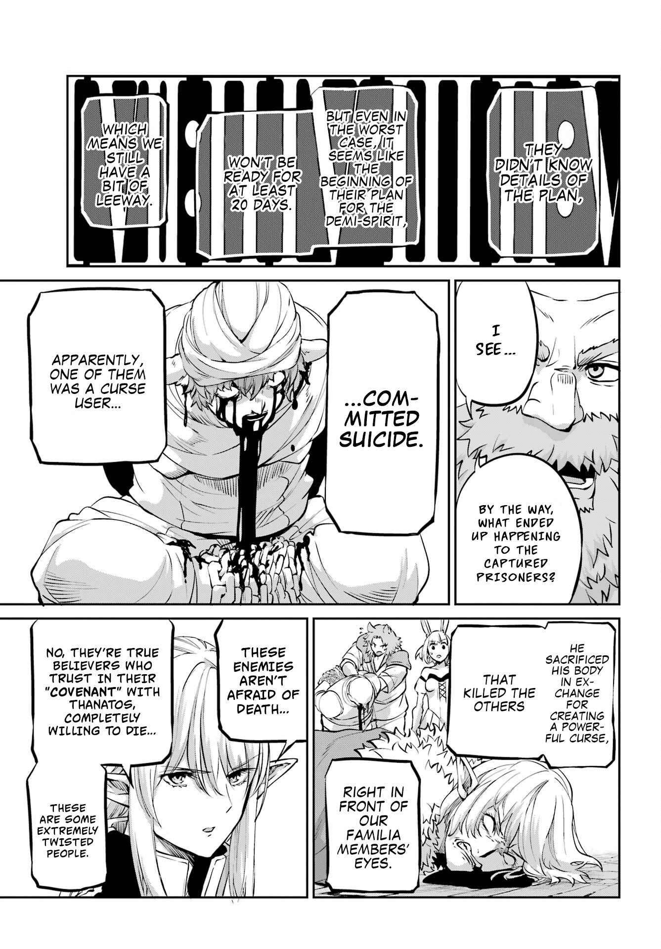 Dungeon ni Deai o Motomeru no wa Machigatte Iru Darou ka Gaiden - Sword Oratoria chapter 98 page 40