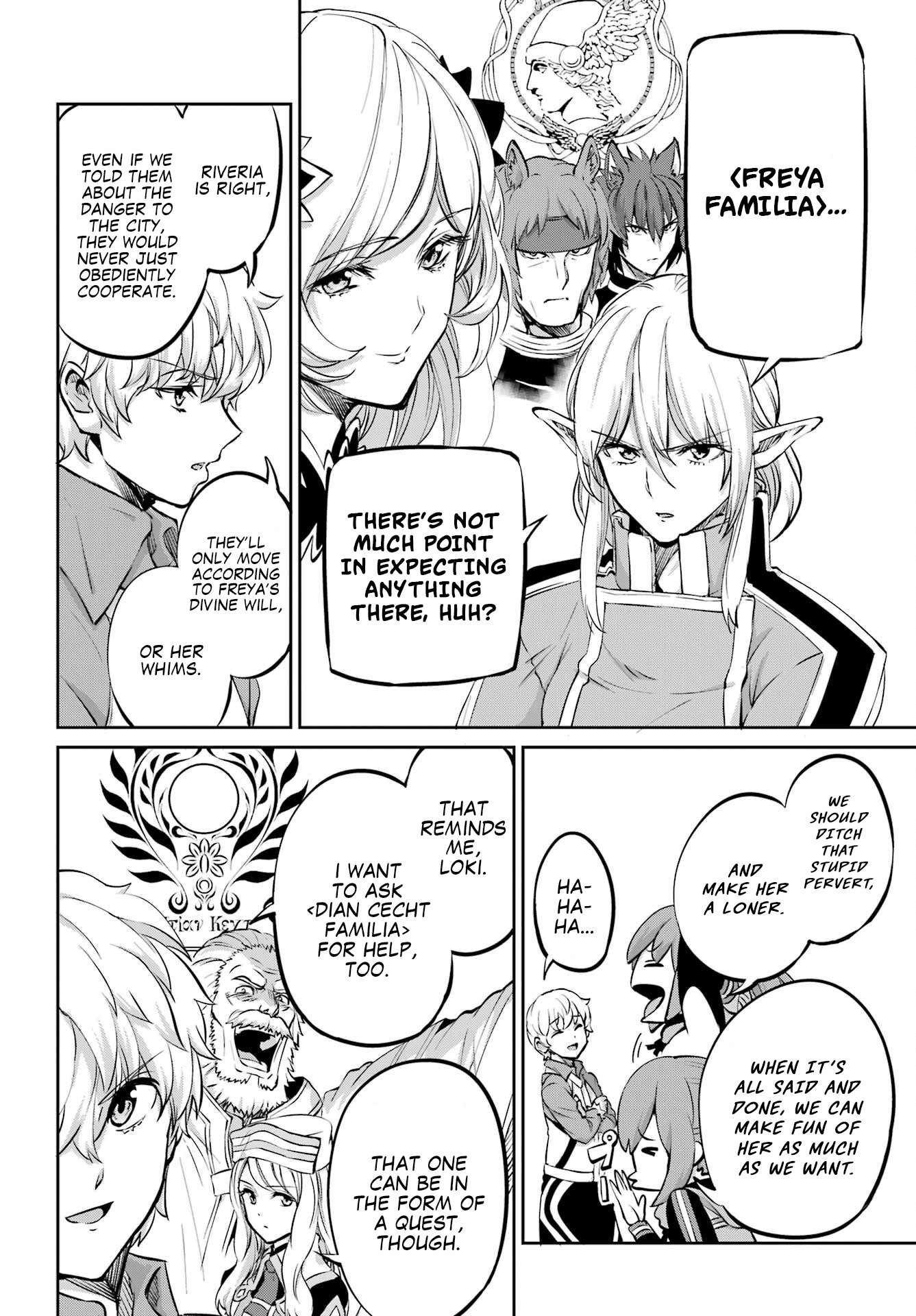 Dungeon ni Deai o Motomeru no wa Machigatte Iru Darou ka Gaiden - Sword Oratoria chapter 98 page 43