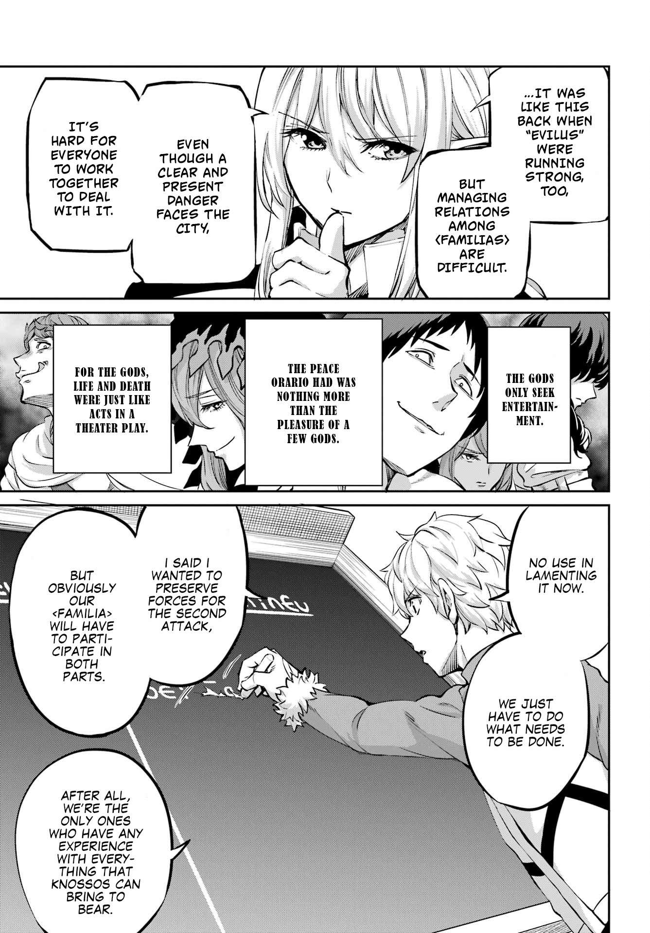 Dungeon ni Deai o Motomeru no wa Machigatte Iru Darou ka Gaiden - Sword Oratoria chapter 98 page 44