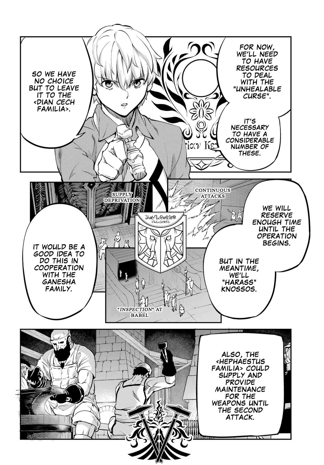 Dungeon ni Deai o Motomeru no wa Machigatte Iru Darou ka Gaiden - Sword Oratoria chapter 98 page 49