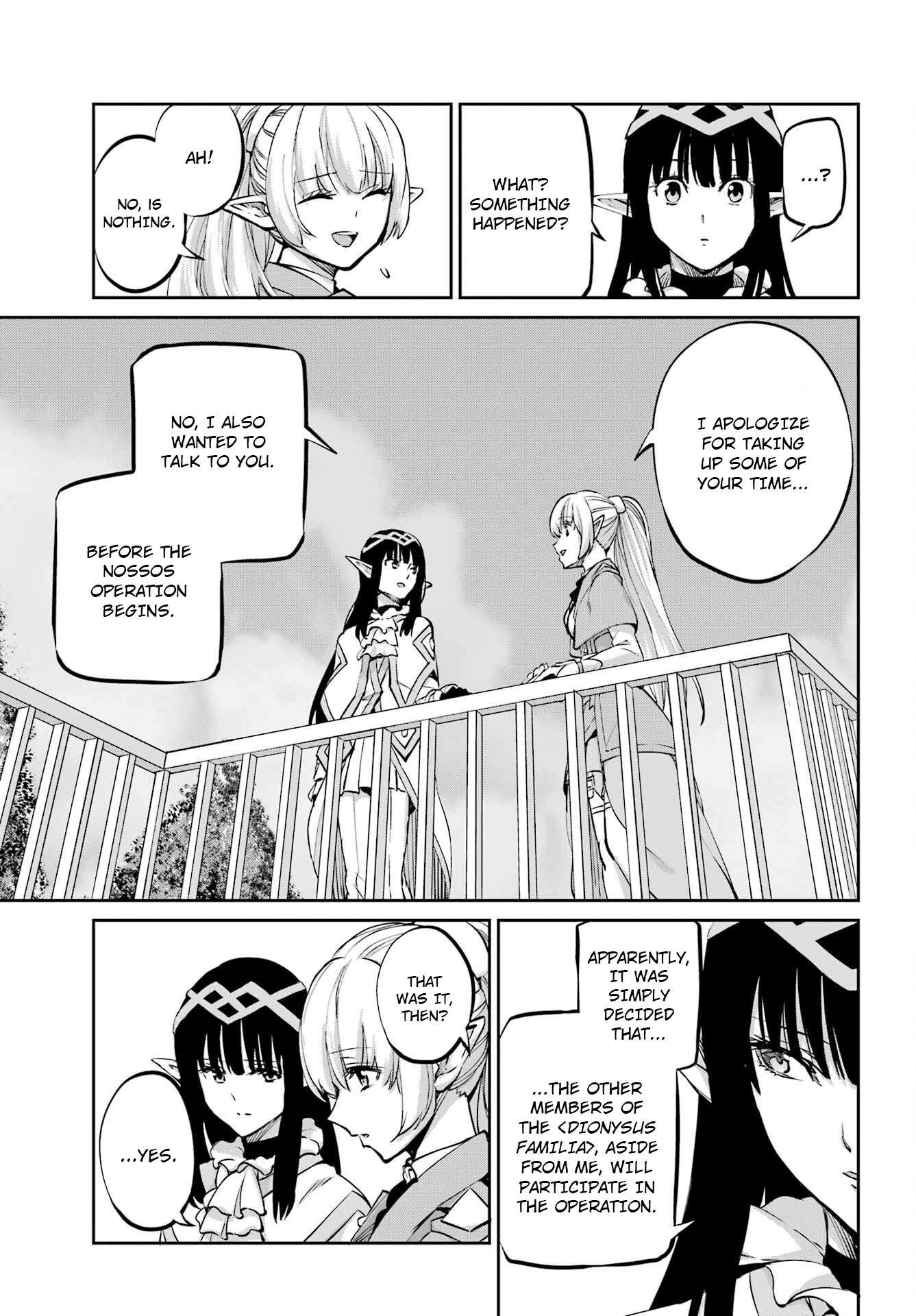 Dungeon ni Deai o Motomeru no wa Machigatte Iru Darou ka Gaiden - Sword Oratoria chapter 99 page 41