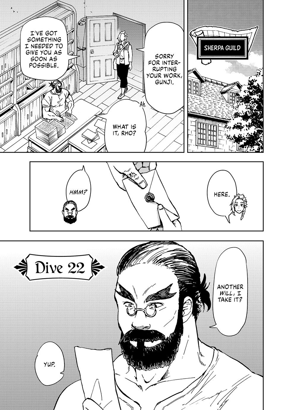 Dungeon Sherpa: Meikyuu Michisaki Annainin chapter 22 page 1