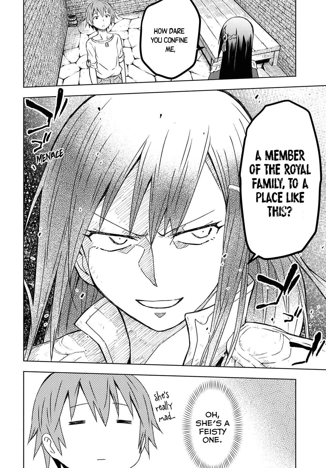 Dungeon Tou de Yadoya wo Yarou! Souzou Mahou wo Moratta Ore no Hosoude Hanjouki chapter 1 page 27