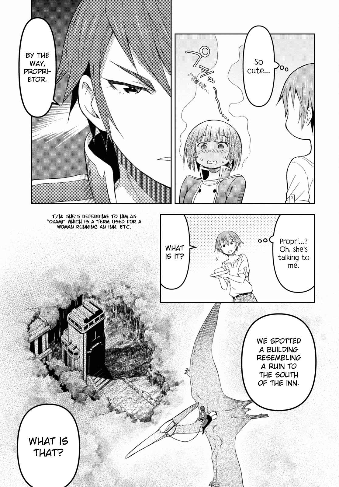 Dungeon Tou de Yadoya wo Yarou! Souzou Mahou wo Moratta Ore no Hosoude Hanjouki chapter 13 page 10