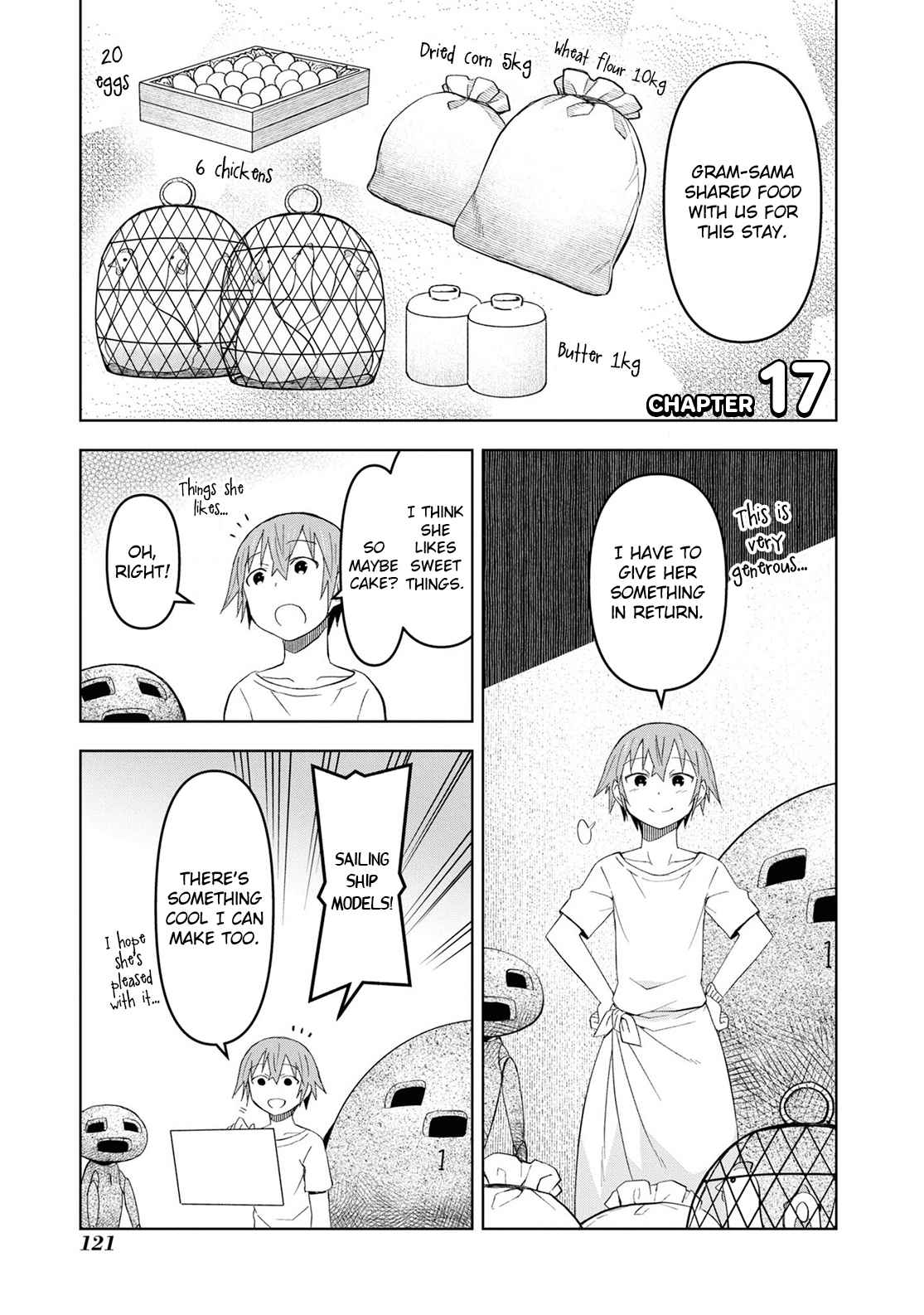 Dungeon Tou de Yadoya wo Yarou! Souzou Mahou wo Moratta Ore no Hosoude Hanjouki chapter 17 page 2