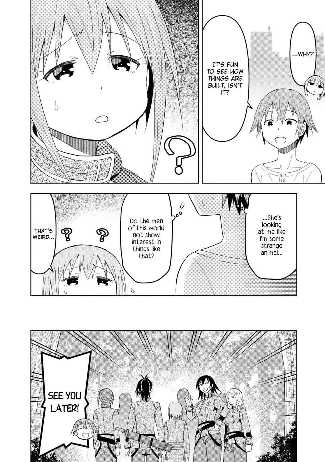 Dungeon Tou de Yadoya wo Yarou! Souzou Mahou wo Moratta Ore no Hosoude Hanjouki chapter 17 page 7