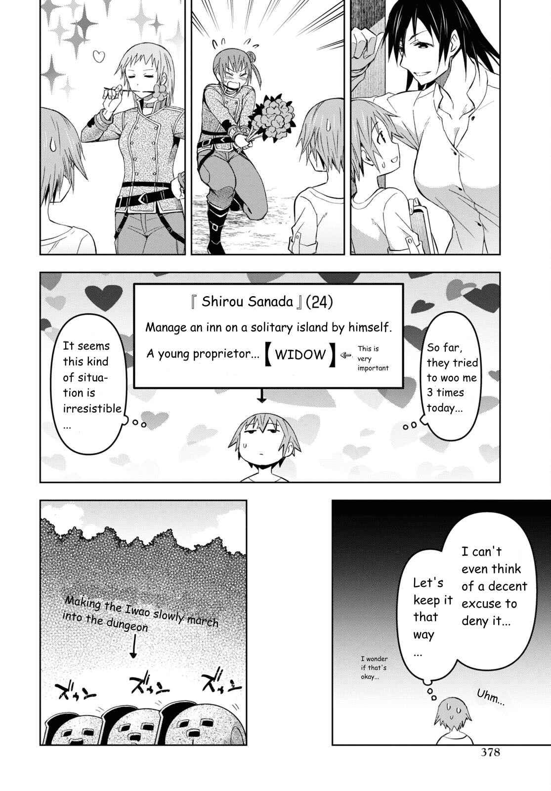 Dungeon Tou de Yadoya wo Yarou! Souzou Mahou wo Moratta Ore no Hosoude Hanjouki chapter 21 page 12