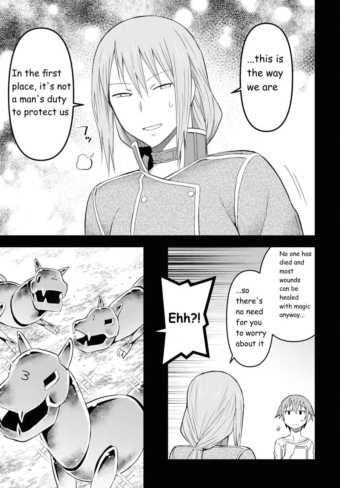 Dungeon Tou de Yadoya wo Yarou! Souzou Mahou wo Moratta Ore no Hosoude Hanjouki chapter 22 page 19