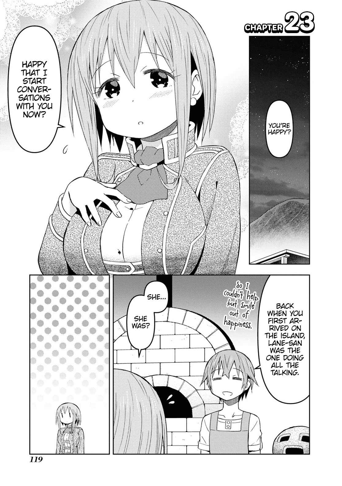 Dungeon Tou de Yadoya wo Yarou! Souzou Mahou wo Moratta Ore no Hosoude Hanjouki chapter 23 page 1