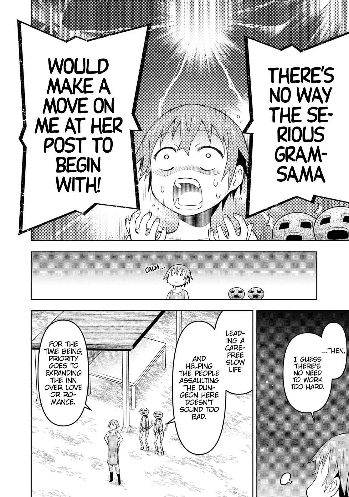 Dungeon Tou de Yadoya wo Yarou! Souzou Mahou wo Moratta Ore no Hosoude Hanjouki chapter 23 page 10