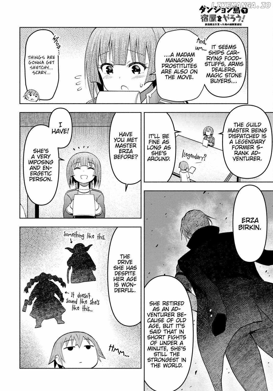 Dungeon Tou de Yadoya wo Yarou! Souzou Mahou wo Moratta Ore no Hosoude Hanjouki chapter 35 page 22