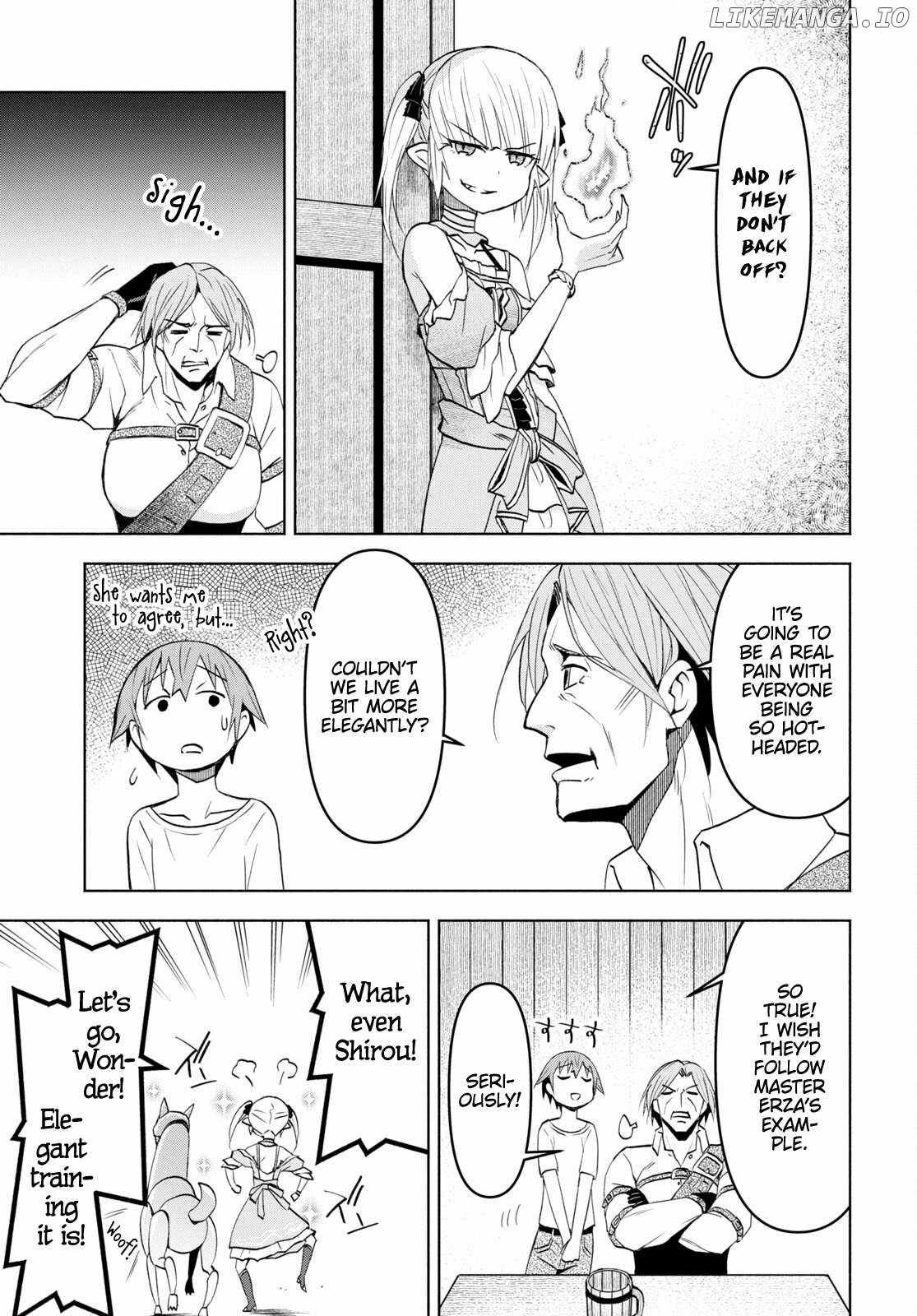 Dungeon Tou de Yadoya wo Yarou! Souzou Mahou wo Moratta Ore no Hosoude Hanjouki chapter 36 page 25