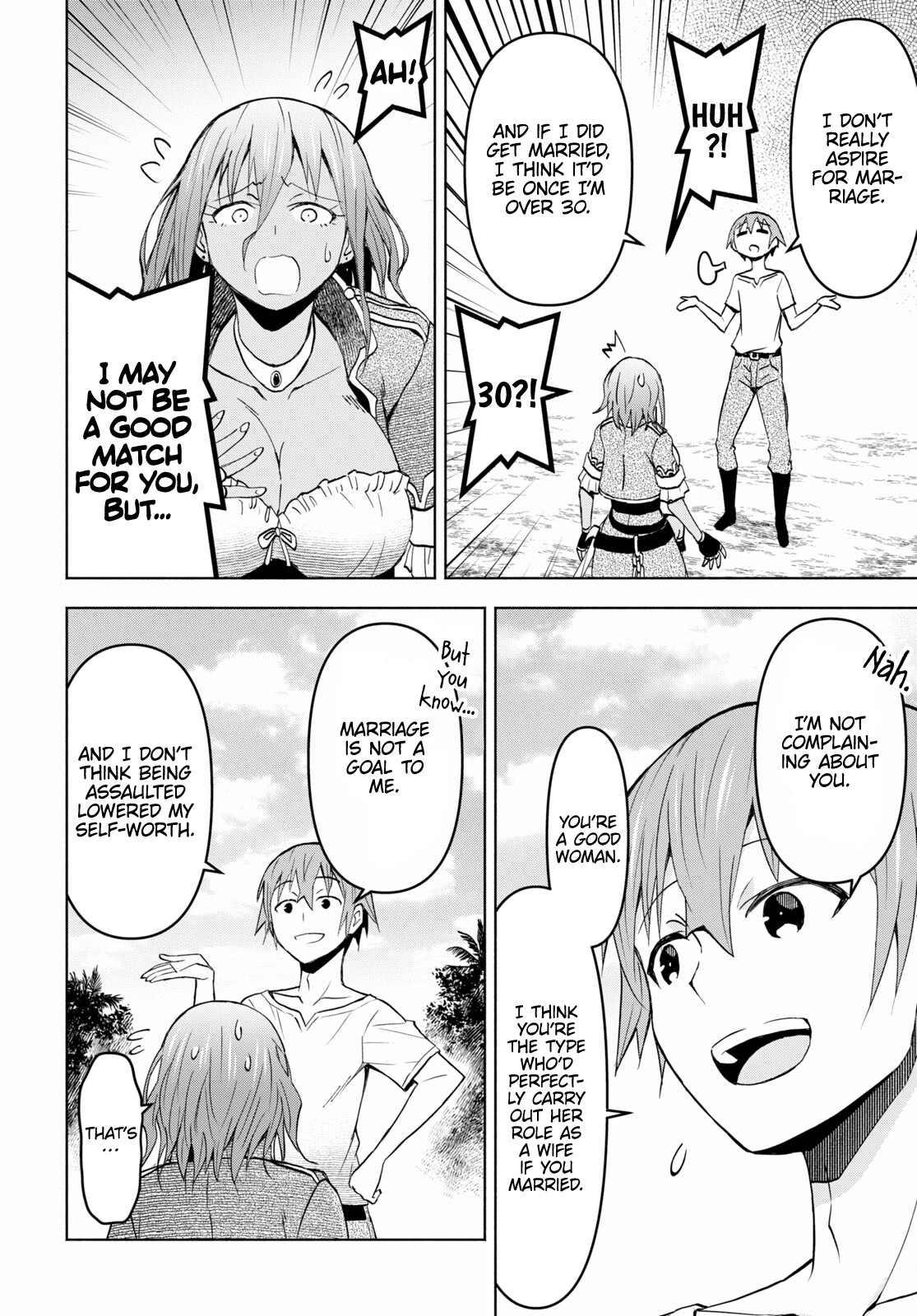 Dungeon Tou de Yadoya wo Yarou! Souzou Mahou wo Moratta Ore no Hosoude Hanjouki chapter 39 page 14