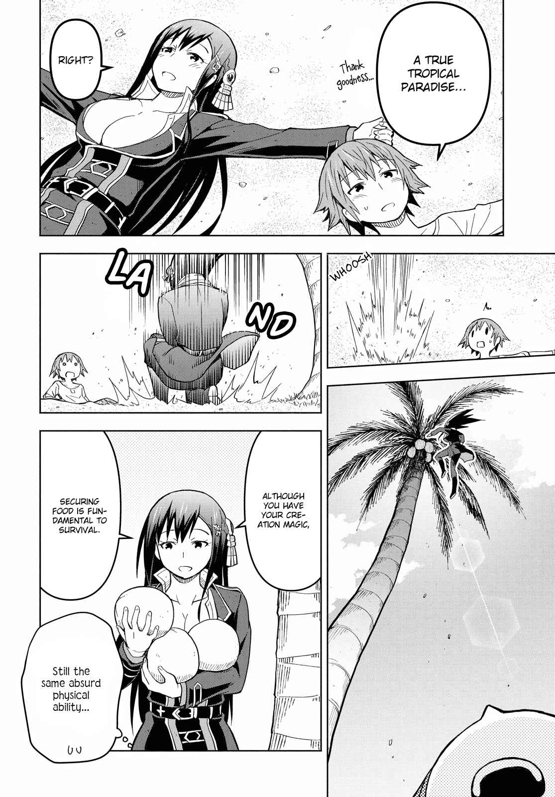 Dungeon Tou de Yadoya wo Yarou! Souzou Mahou wo Moratta Ore no Hosoude Hanjouki chapter 4 page 12