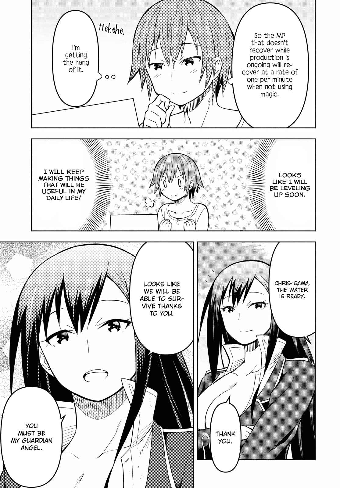 Dungeon Tou de Yadoya wo Yarou! Souzou Mahou wo Moratta Ore no Hosoude Hanjouki chapter 4 page 7