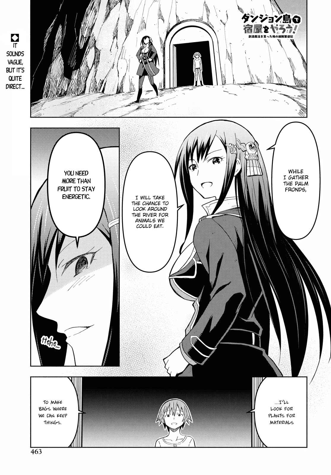 Dungeon Tou de Yadoya wo Yarou! Souzou Mahou wo Moratta Ore no Hosoude Hanjouki chapter 5 page 1