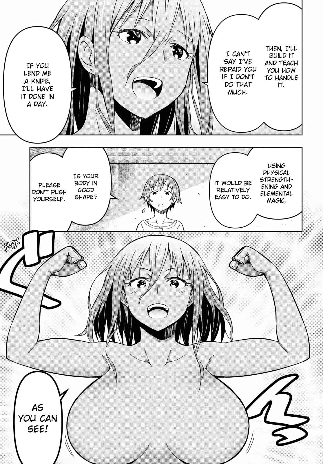 Dungeon Tou de Yadoya wo Yarou! Souzou Mahou wo Moratta Ore no Hosoude Hanjouki chapter 9 page 19