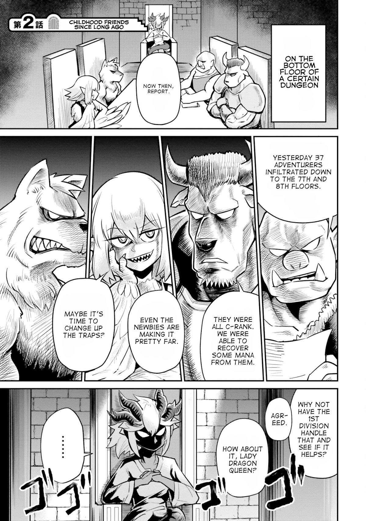 Dungeon's Childhood Friend chapter 2 page 1