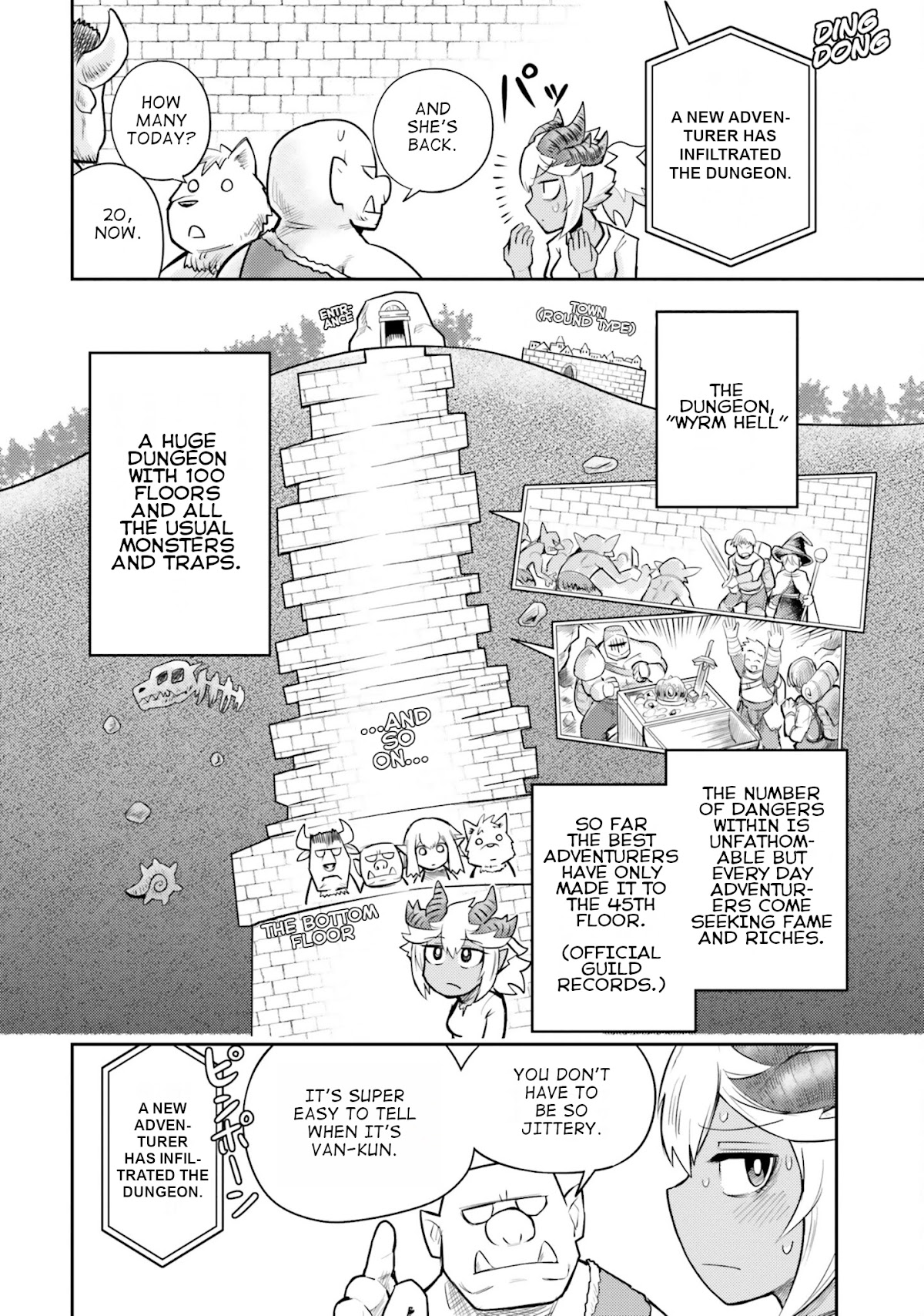 Dungeon's Childhood Friend chapter 2 page 8