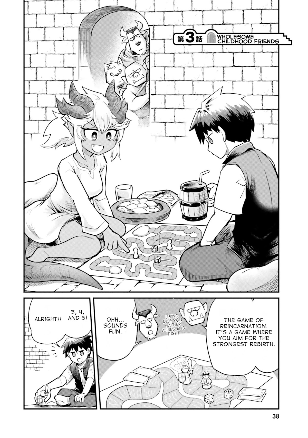 Dungeon's Childhood Friend chapter 3 page 2