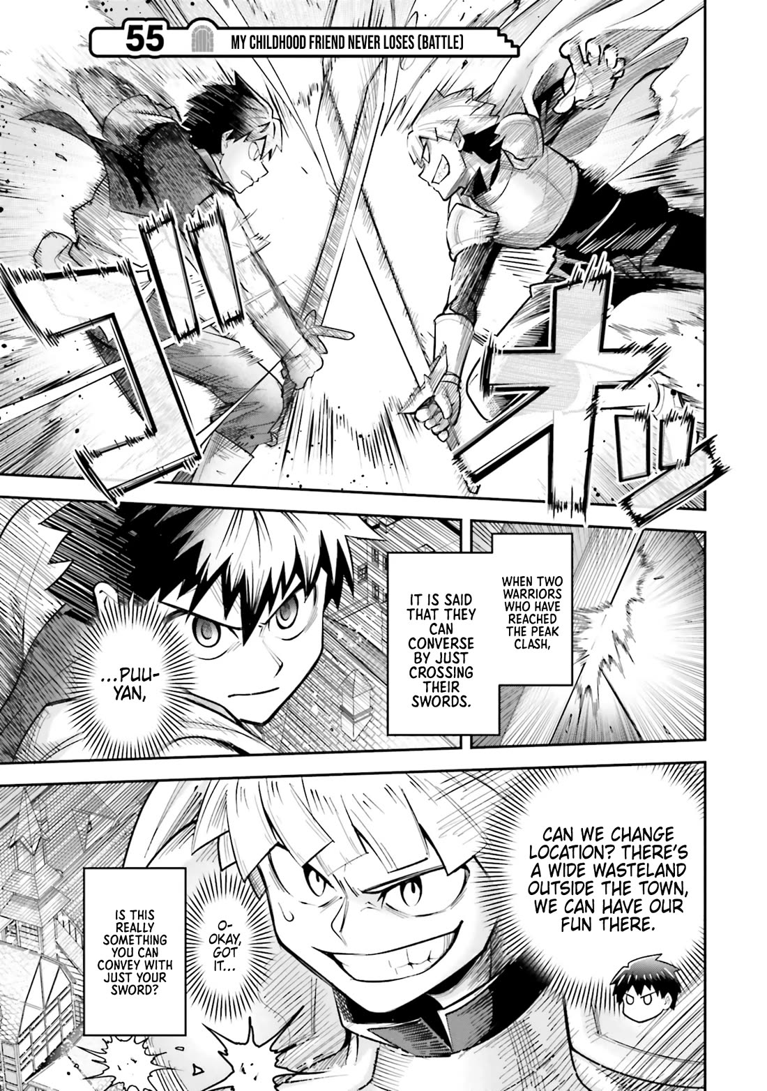 Dungeon's Childhood Friend chapter 55 page 1