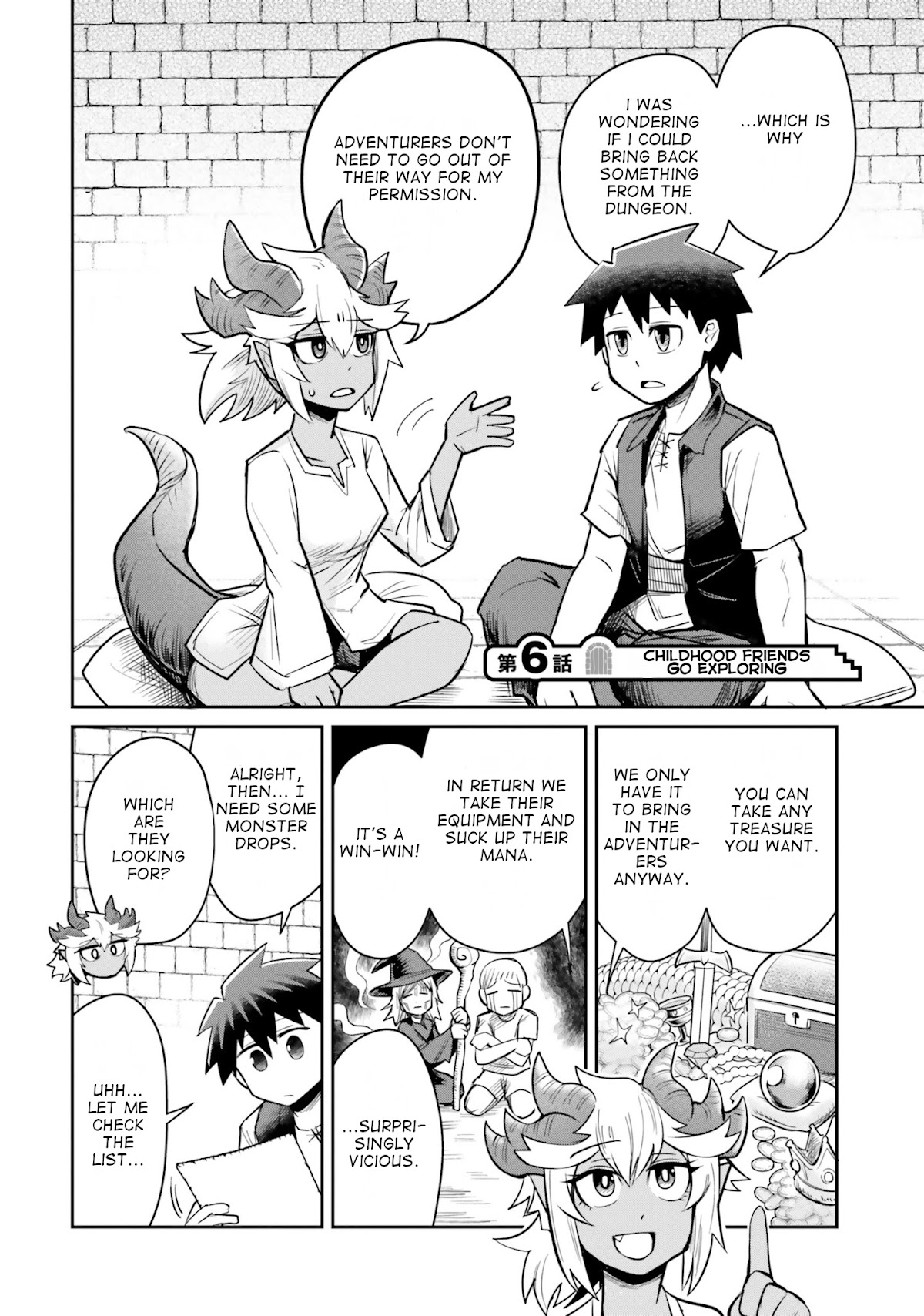 Dungeon's Childhood Friend chapter 6 page 2