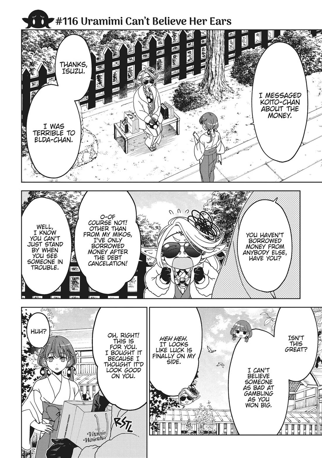 Edomae Elf chapter 116 page 1