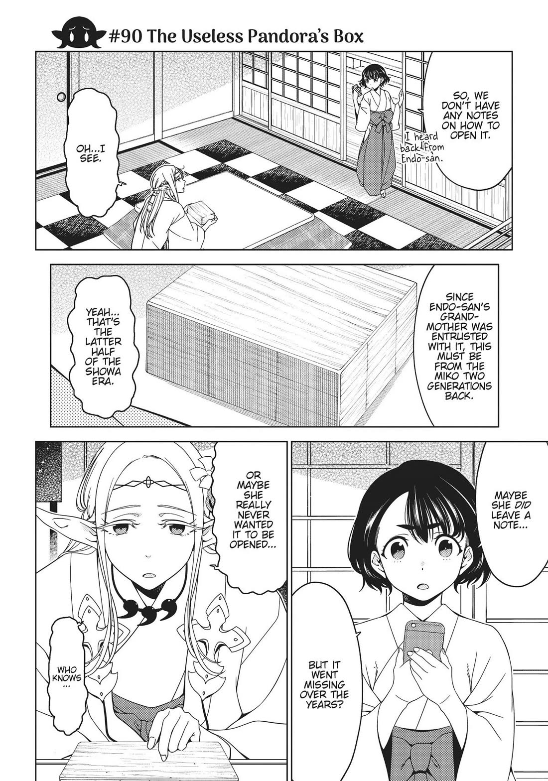 Edomae Elf chapter 90 page 1