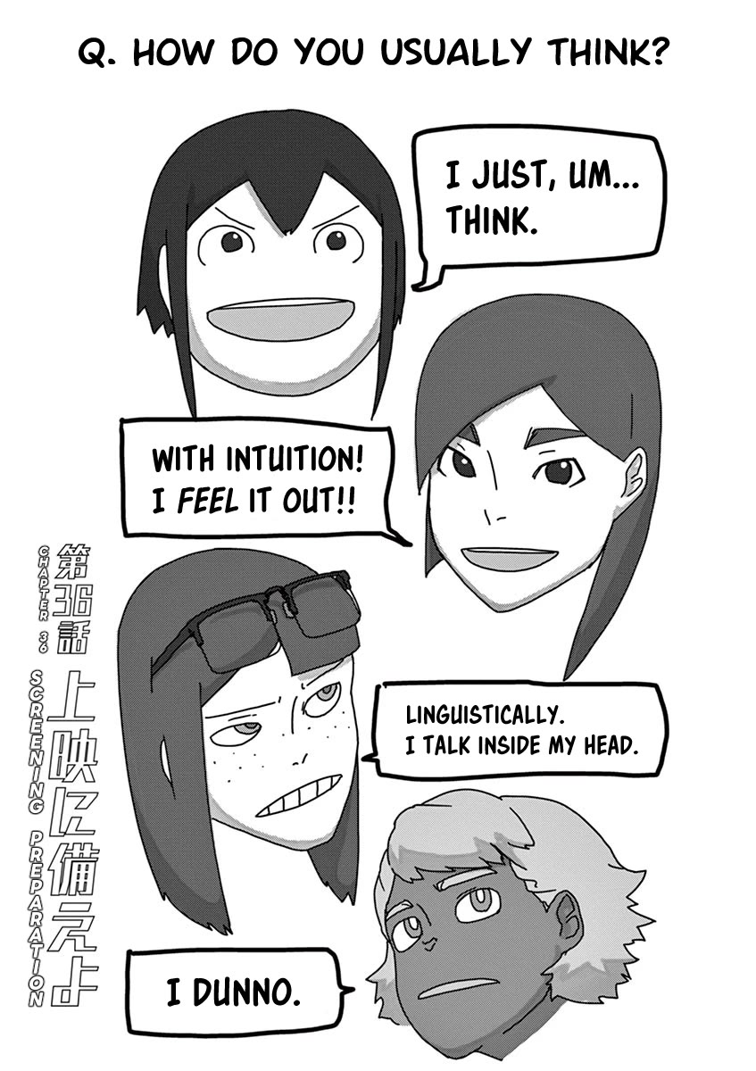 Eizouken ni wa Te wo Dasu na! chapter 36 page 1