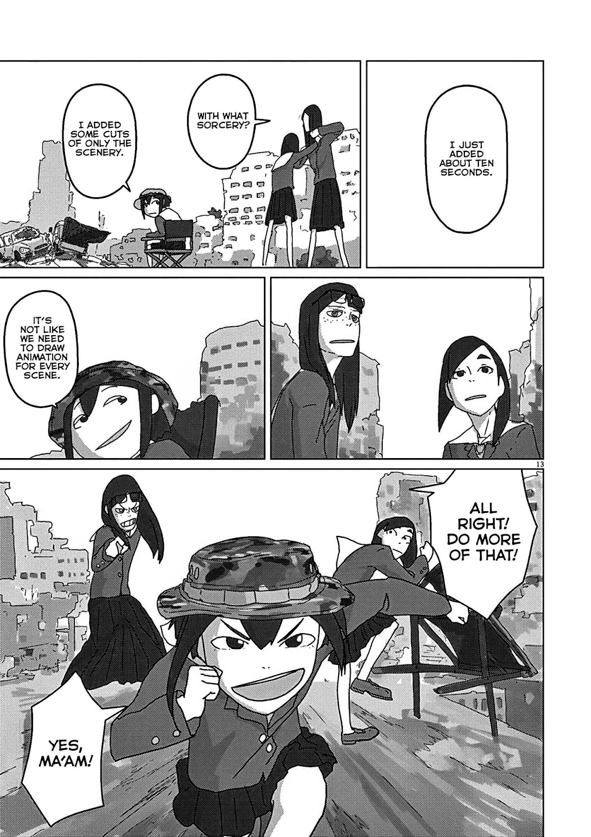 Eizouken ni wa Te wo Dasu na! chapter 6 page 13