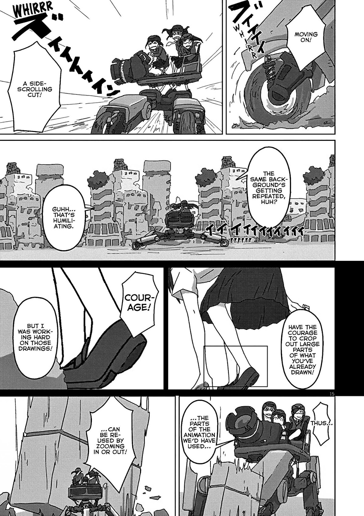 Eizouken ni wa Te wo Dasu na! chapter 6 page 15