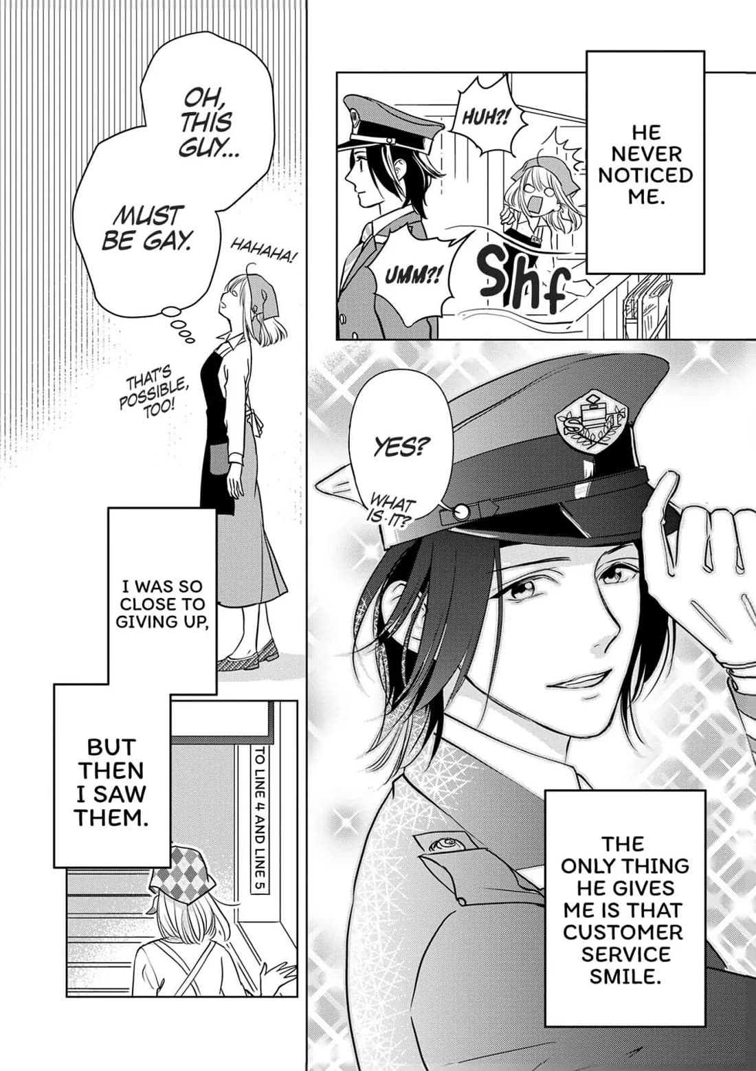 Ekikoi: The Young Miss Falls for the Station Attendant chapter 8 page 12