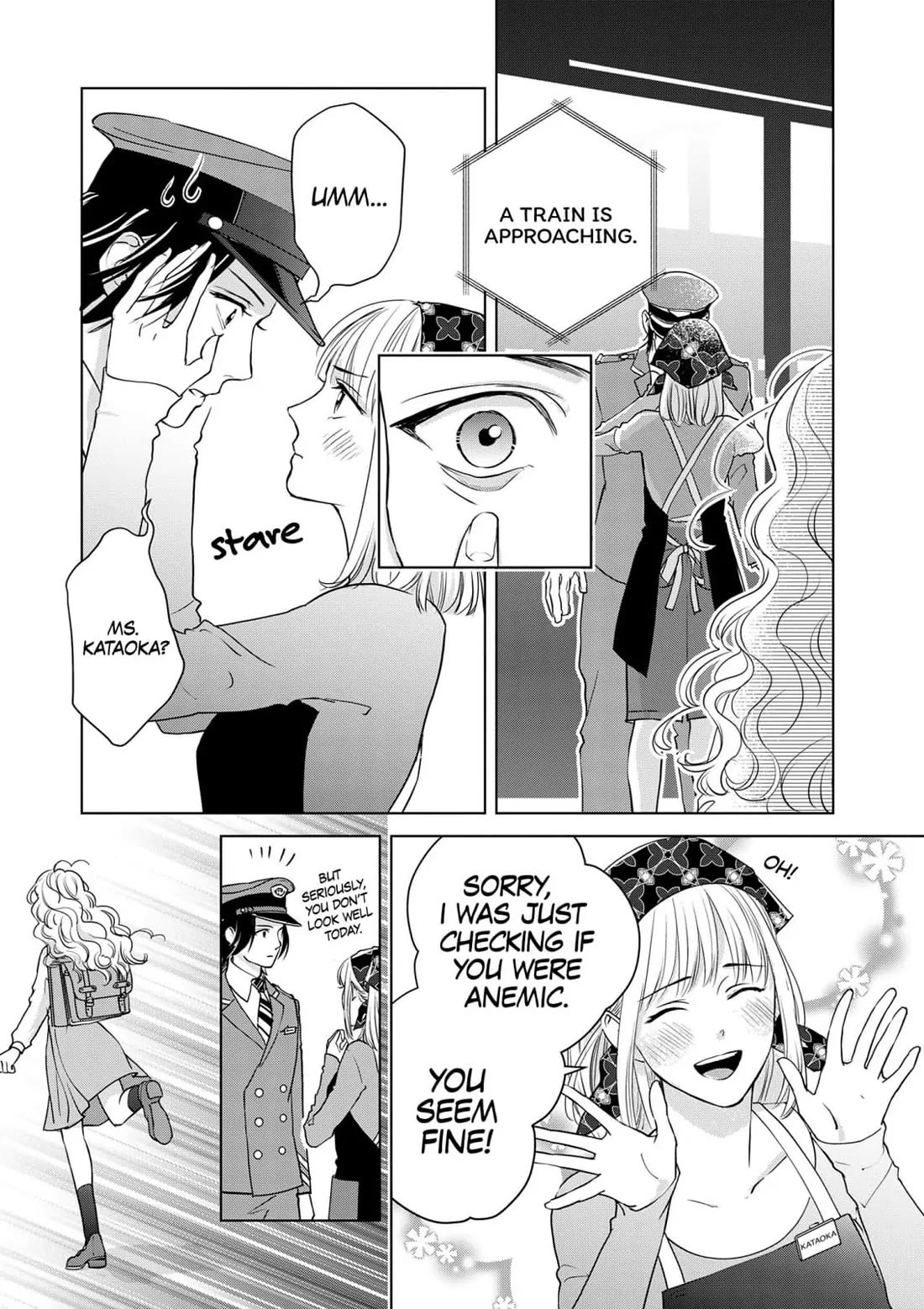 Ekikoi: The Young Miss Falls for the Station Attendant chapter 8 page 2