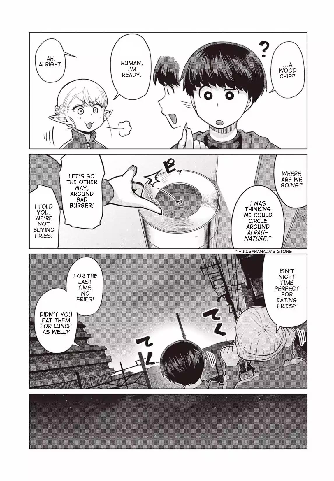 Elf-san wa Yaserarenai. chapter 11 page 8