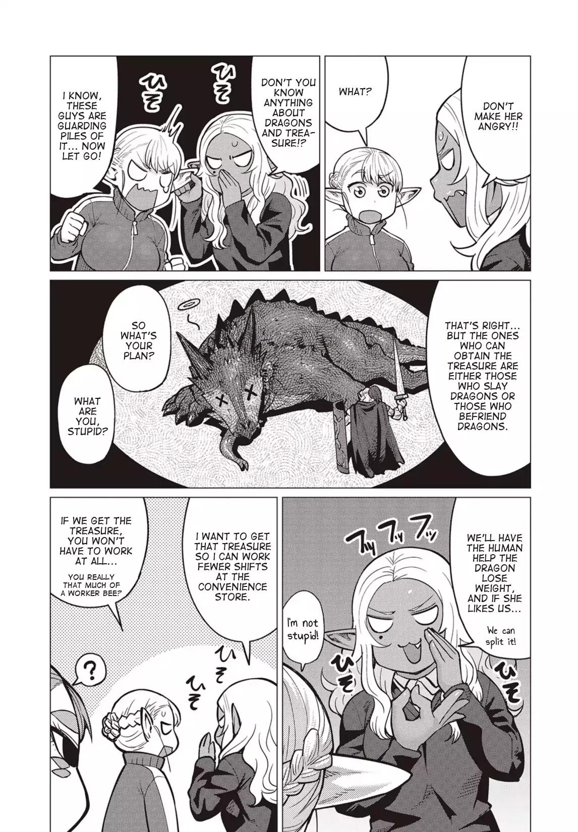 Elf-san wa Yaserarenai. chapter 15 page 14
