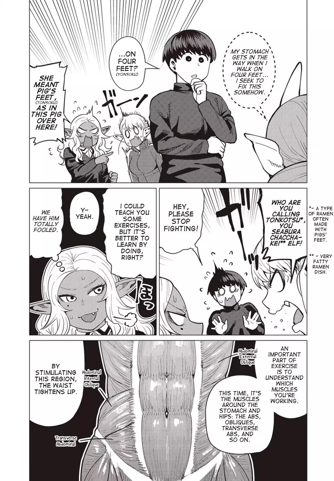 Elf-san wa Yaserarenai. chapter 16 page 18
