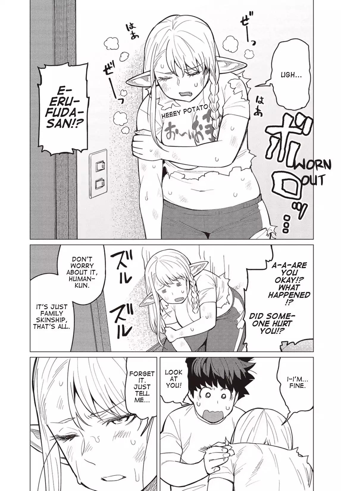 Elf-san wa Yaserarenai. chapter 19 page 14