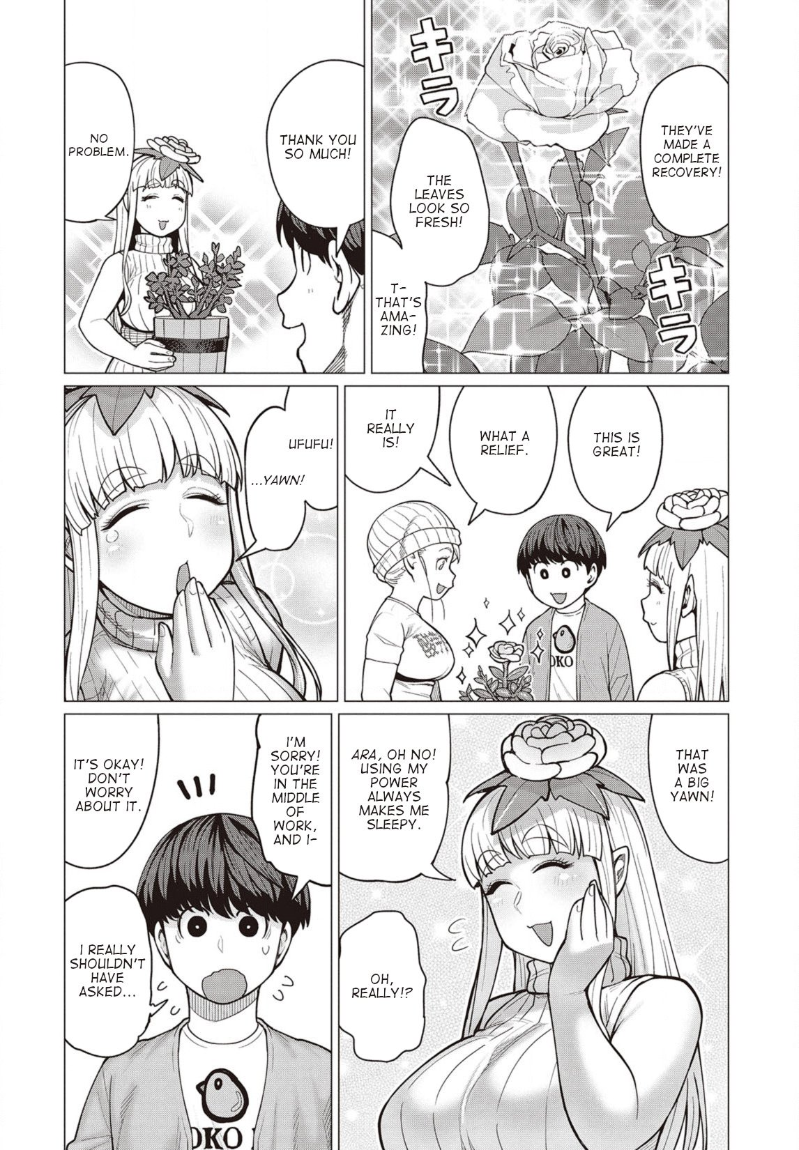 Elf-san wa Yaserarenai. chapter 28 page 9