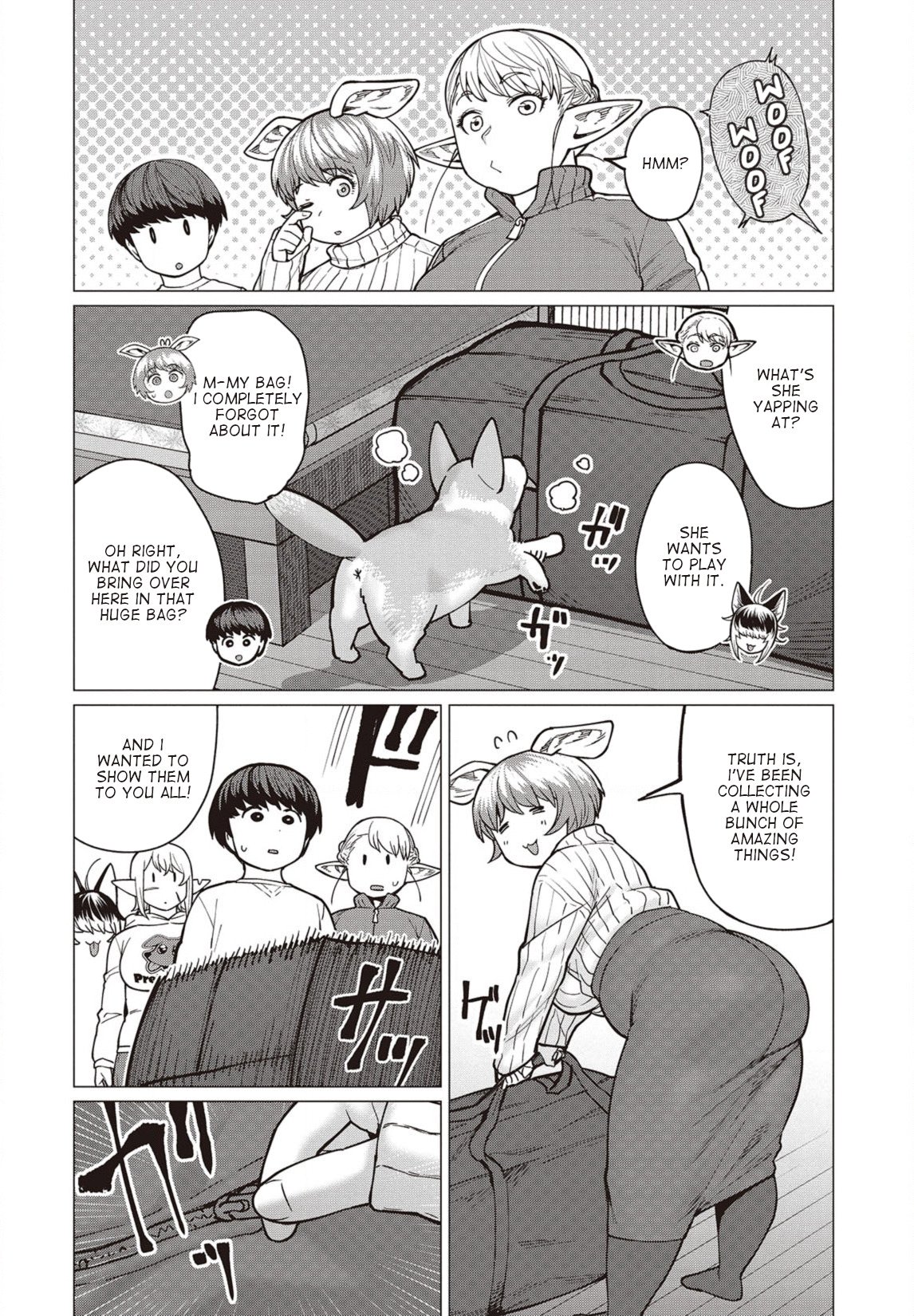 Elf-san wa Yaserarenai. chapter 34 page 21
